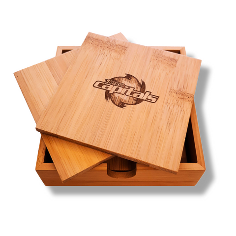 Caps Untersetzer aus Holz