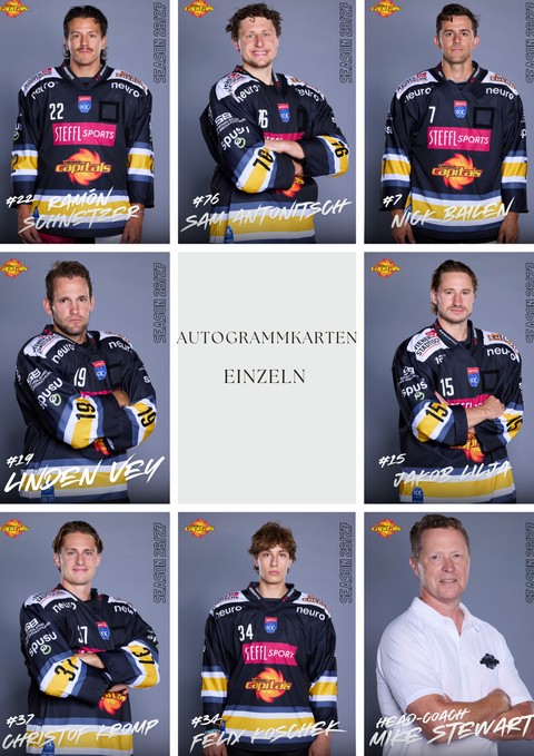 Autogrammkarten – einzeln