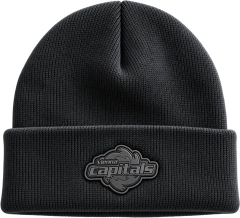 Caps Rubber Patch Haube- schwarzes Logo
