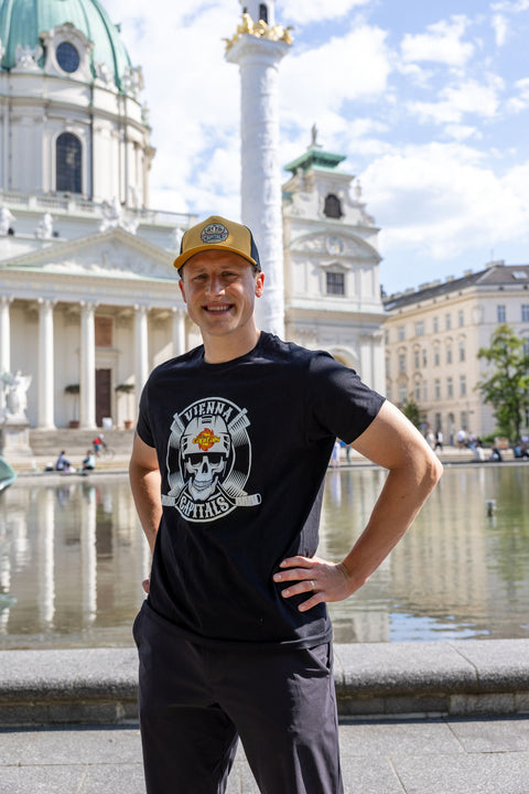 Herren T-Shirt Totenkopf