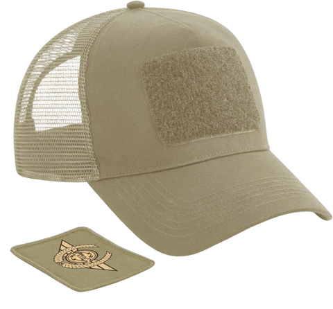 Sand Military Trucker Kappe